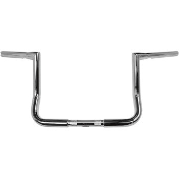 LA Choppers 1-1/4" Twin Peaks Touring Handlebar 10" Chrome - LA-7361-10 For Harley Touring 1996-2022