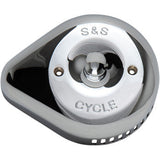 S&S Cycle Stealth Air Cleaner Cover Slasher Chrome - 170-0532