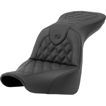 Saddlemen Roadsofa™ Lattice Stitch Seat Without Backrest - 818-29-182 For Harley Softail 2018-2026