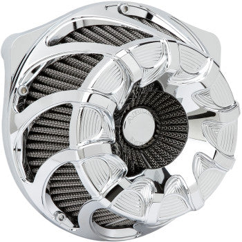 Arlen Ness Inverted Series Air Cleaner Kit — Drift Chrome - 18-986 For Harley Motorcycles 2017-2025
