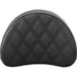 Saddlemen Sissy Bar Pad Lattice Stitched Black Universal - 051343