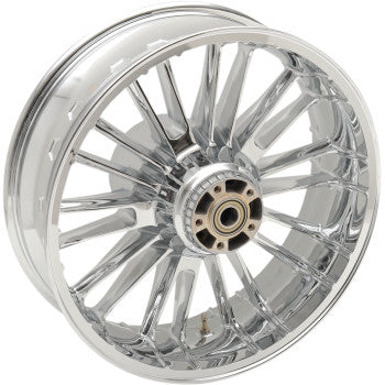 Coastal Moto Atlantic Precision Cast 3D Wheel Atlantic 3D Rear Single Disc Without ABS Chrome 18x5.5 - 3D-ATL185CH For Harley Touring 2009-2026