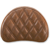 Saddlemen Sissy Bar Pad Lattice Stitched Brown Universal - 051345