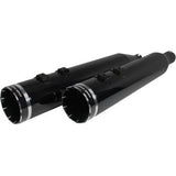 Khrome Werks 4-1/2" HP-Plus® Slip-On Mufflers Obsidian Tracer - 202640 For Harley Touring 2017-2026