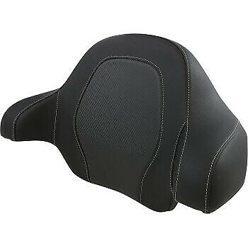Saddlemen Tour Pak® Backrest Pad RoadSofa Black Carbon Fiber - 814-07-TPACK-CF For Harley Touring 2014-2026