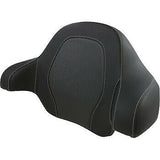 Saddlemen Tour Pak® Backrest Pad RoadSofa Black Carbon Fiber - 814-07-TPACK-CF For Harley Touring 2014-2026
