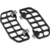 Joker Machine Serrated Floorboards Black - 08-640-1B For Harley Motorcycles 1980-2026
