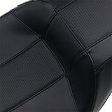 LePera Outcast GT Seat 2-Up Without Backrest Black Carbon Fiber Inlay - LK-997GT3 For Harley Touring 2008-2023
