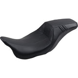 LePera Outcast Daddy Long Legs Seat Full-Length Without Backrest Carbon Fiber Inlay Black - LK-987DLGT3 For Harley Touring 2008-2023