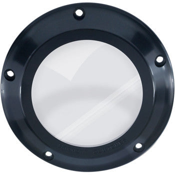 Barnett Scorpion Series Derby Cover Black Anodized 5 Hole - 343-30-44013 For Harley Motorcycles 2007-2018