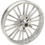 Coastal Moto Atlantic Precision Cast 3D Wheel Atlantic 3D Front Dual Disc Without ABS Chrome 21x3.5 - 3D-ATL213CH For Harley Touring 2008-2026