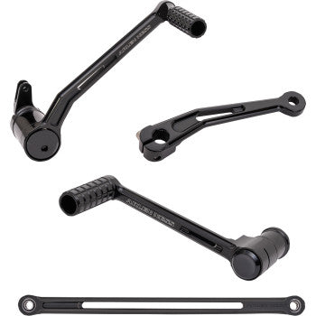 Arlen Ness SpeedLiner Foot Control Kit Solo Black - 420-103 For Harley Touring 1999-2026