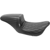 LePera Kickflip Daddy Long Legs Seat Diamond Black - LK-597DLDM For Harley Touring 2008-2023