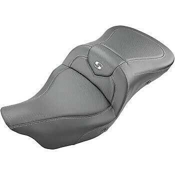 SADDLEMEN 0801-1190 808-07B-186HCT Extended Reach Road Sofa Seat - Carbon Fiber - Heated - '08-'23 FL