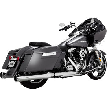 Vance & Hines Torquer 450 Slip-On Mufflers Chrome - 16673 For Harley Touring 1995-2016