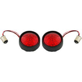 Custom Dynamics Bullet Bezel Turn Signal Assembly - PB-BB-RR-1157BR For Harley Motorcycles 2007-2025
