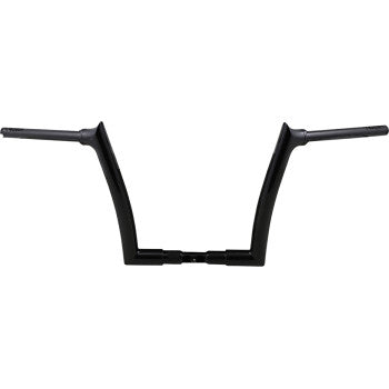 FAT Baggers INC. 1-1/2" EZ Install Pointed Top Handlebar 12" Black - 806012-B For Harley Road Glide 2015-2020