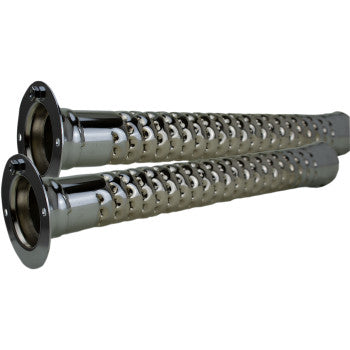 KHROME WERKS 1860-1818 202712P HP-Plus® Louvered High Performance Baffle Inserts