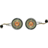 Custom Dynamics Bullet Bezel Turn Signal Assembly - PB-BB-AW-1156CS For Harley Motorcycles 2001-2025