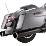 S&S Cycle 4-1/2" MK45 Performance Mufflers — Thruster Black Thruster - 550-0666 For Harley Touring 2017-2026