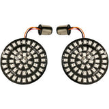 Drag Specialties LED Turn Signal Inserts Red For Harley Motorcycles 2007-2021