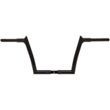 FAT Baggers INC. 1-1/4" EZ Install Pointed Top Handlebar 10" Black - 906010-B For Harley Touring 2015-2022