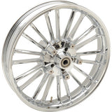 Coastal Moto Atlantic Precision Cast 3D Wheel Atlantic 3D Front Dual Disc With ABS Chrome 21x3.5 - 3D-ATL213CHABST For Harley Touring 2008-2026