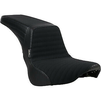 LePera Kickflip Seat — Pleated With Gripp Tape Black - LY-590PTGP For Harley Softail 2018-2021