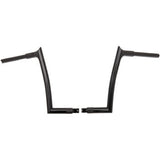 FAT Baggers INC. 1-1/4" EZ Install Pointed Top Handlebar 12" Black - 906012-B For Harley Road Glide 2015-2022