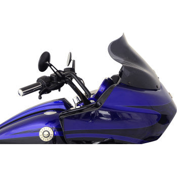 Klock Werks Sport Flare® Windshield 12" Dark Smoke - KWW-01-0232 For Harley Road Glide 1998-2013