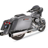 S&S Cycle 4-1/2" MK45 Performance Mufflers — Thruster Black Thruster - 550-0664 For Harley Touring 2017-2026
