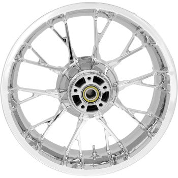 Coastal Moto Marlin Precision Cast 3D Wheel Marlin Rear Single Disc With ABS Chrome 18x5.5 - 3D-MAR185CHABST For Harley Touring 2009-2026