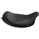 Mustang Wide Tripper™ Solo Seat Without Backrest Smooth Black - 76692 For Harley Touring 2008-2025