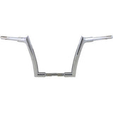 FAT Baggers INC. 1-1/2" EZ Install Pointed Top Handlebar 12" Chrome - 807012 For Harley Touring 2008-2016