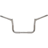 FAT Baggers INC. 1-1/4" EZ Install Pointed Top Handlebar 10" Chrome - 905010 For Harley Touring 1986-2022