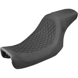 SADDLEMEN 0803-0590 SM8064DB Speed Merchant Pro Series Seat - Black - Dyna