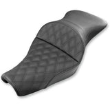 Saddlemen Explorer Lattice Stitch Seat Lattice Stitched 3.3 Gallon Tanks - 807-11-029LS For Harley Sportster 2004-2022 (3.3G Tank)
