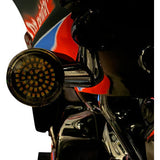 Custom Dynamics Genesis® 4 Amber White LED Turn Signal Inserts - GEN-4-AW-1157 For Harley Motorcycles 2000-2025