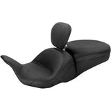 Mustang Lowdown™ 2-Up Seat Plain - 79703 For Harley Touring 2008-2025