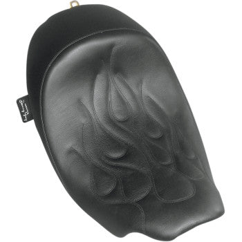 Danny Gray Speed Cradle Solo Seat Flame Stitch - 21-414F For Harley Touring 2008-2023