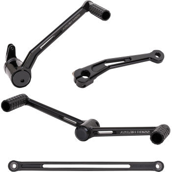Arlen Ness SpeedLiner Foot Control Kit Black - 420-100 For Harley Touring 1999-2026