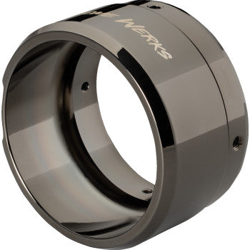 KHROME WERKS 1861-1683 201758 Klassic End Cap Tip 4-1/2" - Left Hand - Eclipse