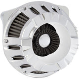 Arlen Ness Inverted Series Air Cleaner Kit — Deep Cut Chrome - 18-916 For Harley Motorcycles 2017-2025