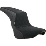 LePera Kickflip Seat — Diamond With Gripp Tape Black - LY-590DMGP For Harley Softail 2018-2023