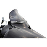Klock Werks Flare® Windshield 4" Dark Smoke - KWW-01-0405 For Harley Touring 2014-2025