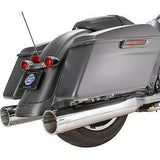 S&S Cycle 4-1/2" MK45 Performance Mufflers — Tracer Chrome Tracer - 550-0669 For Harley Touring 2017-2026