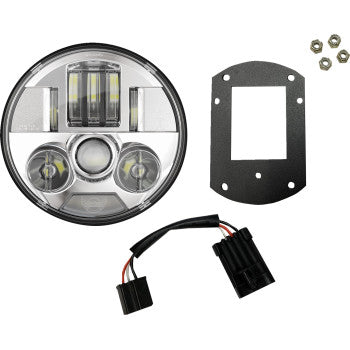 Custom Dynamics ProBEAM® Headlight Kit 5-3/4" Chrome Fxlrst Fxrst - PB-LRST-c For Harley Motorcycles 2020-2026