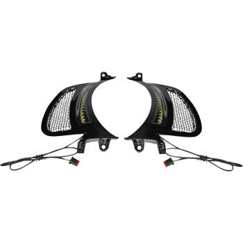 Custom Dynamics Vent Insert - CD-RG-V-AW2-BB For Harley Road Glide 2015-2025