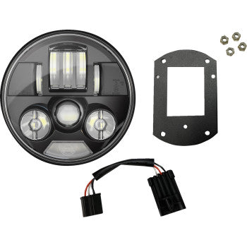 Custom Dynamics ProBEAM® Headlight Kit 5-3/4" Black Fxlrst Fxrst - PB-LRST-B For Harley Motorcycles 2020-2026