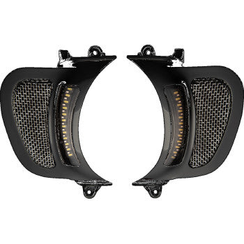 Custom Dynamics Vent Insert - CD-RG-V-AW2-B For Harley Road Glide 2015-2025